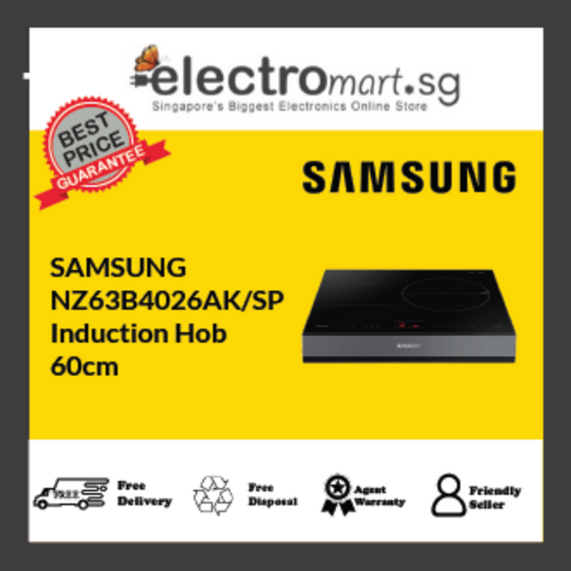 SAMSUNG NZ63B4026AK/SP Induction Hob 60cm