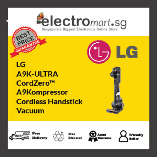 LG A9K-ULTRA CordZero™  A9Kompressor  Cordless Handstick Vacuum