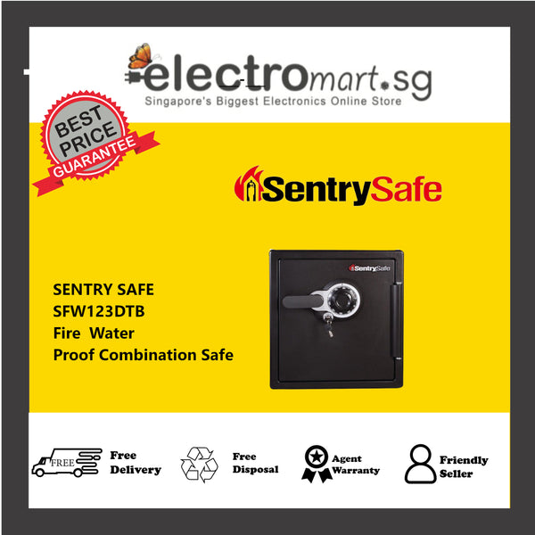 DURO SFW123DTB SentrySafe Fire  Water Proof Combination Safe