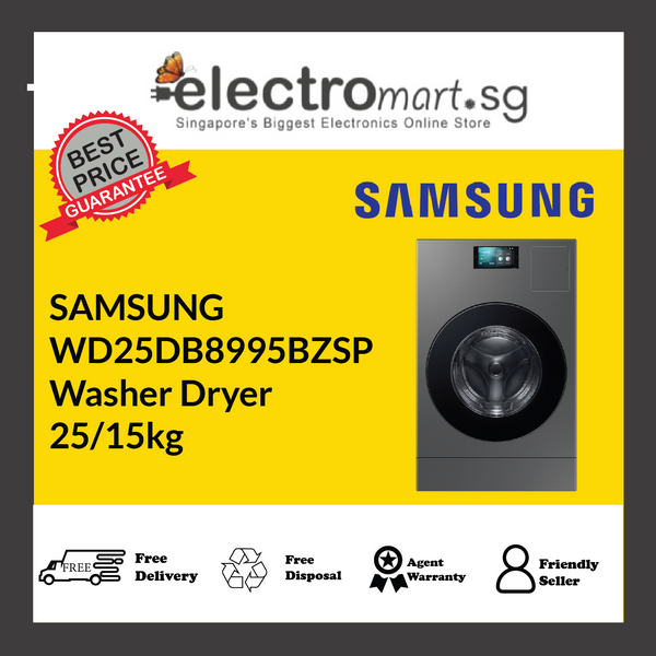 SAMSUNG WD25DB8995BZSP Washer Dryer 25/15kg