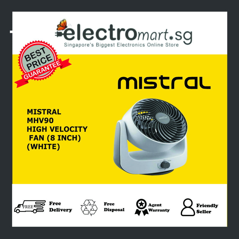 Mistral MHV90 8" High Velocity Fan