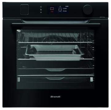 Brandt BOR7586BB Built In Pyrolytic Oven - Black