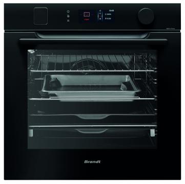 Brandt BOR7586BB Built In Pyrolytic Oven - Black