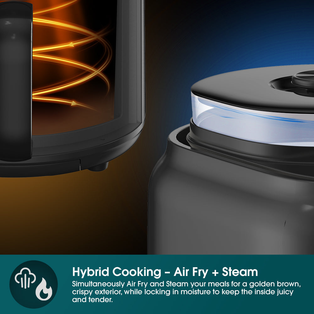 EUROPACE EAF7451DBK TrueSteam Air Fryer 4.5L