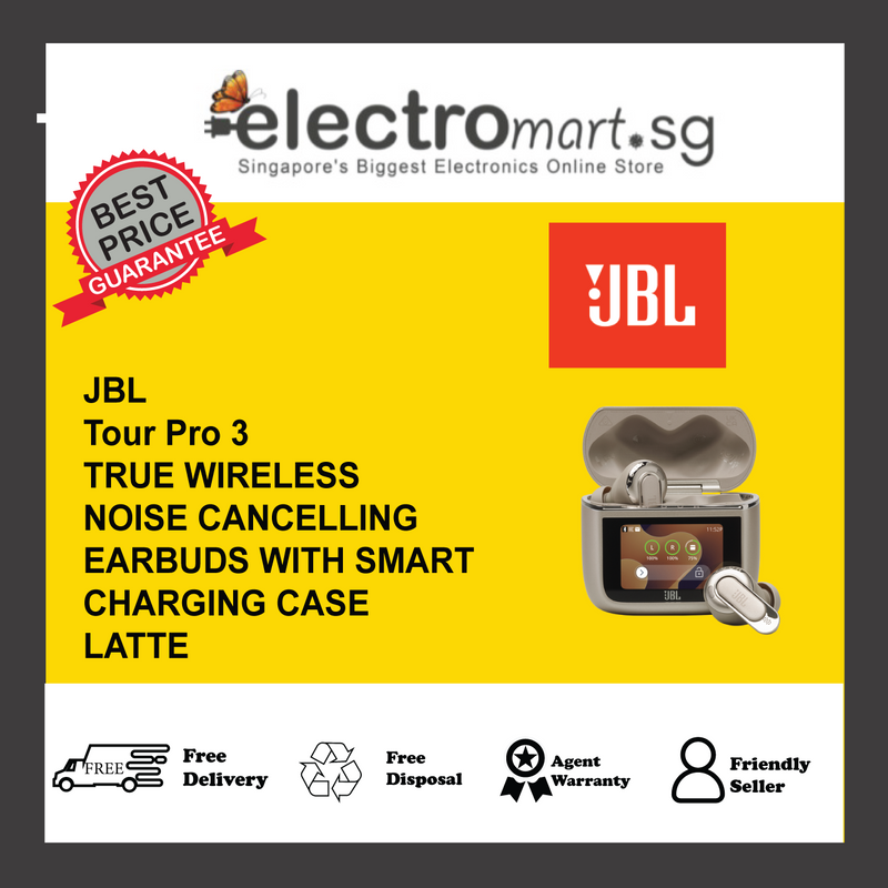JBL Tour Pro 3 True Wireless Noise Cancelling Earbuds with Smart Charging Case, Legendary Pro Sound with Hybrid Dual-Drive