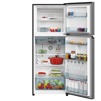 HITACHI HRTN6408SXSG 2 Door Top Freezer 374L