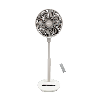 Mistral MHV9123DR-ML 12" DC High Velocity Moodlight Fan with Remote - Moonlight