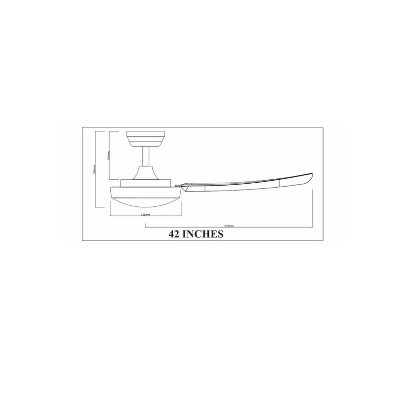 BESTAR VETSA 42”/52” Ceiling Fan
