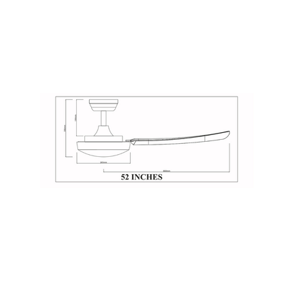 BESTAR VETSA 42”/52” Ceiling Fan