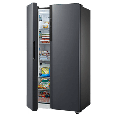 TOSHIBA GR-RS780WI-PMX(06)Side by Side Fridge,  601L  - Morandi Grey