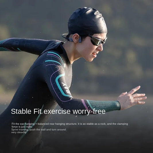 SHOKZ OpenSwim Pro Bone Conduction MP3 Waterproof Headphones for Swimming