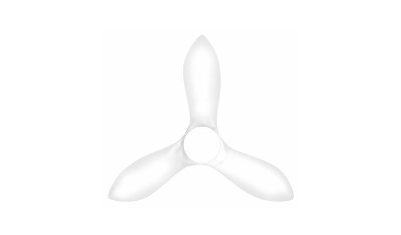 MISTRAL Space36-WE/WH Space36 3 Blades Ceiling Fan - White/White, 36"