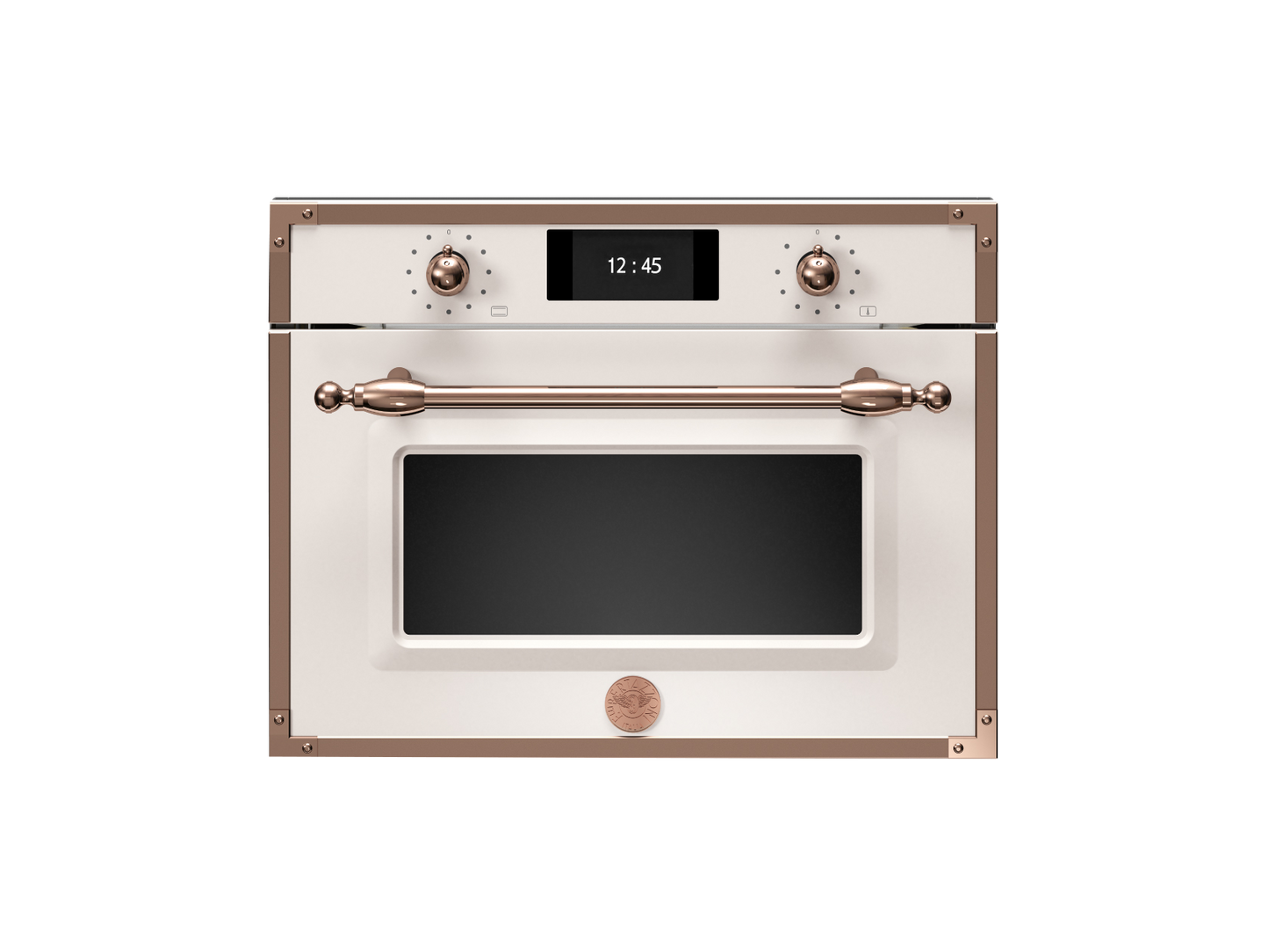Bertazzoni F457HERMWTAC Combi Microwave Heritage  Ivory / Copper