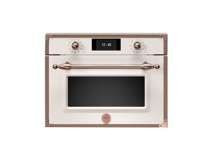 Bertazzoni F457HERMWTAC Combi Microwave Heritage  Ivory / Copper