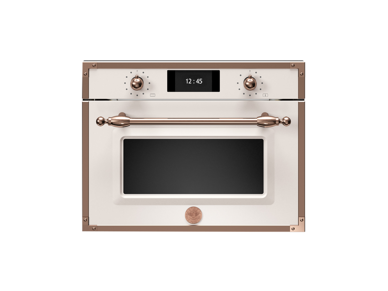 Bertazzoni F457HERMWTAC Combi Microwave Heritage  Ivory / Copper