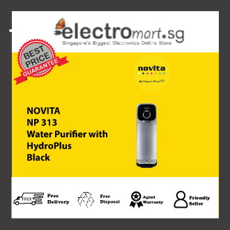 NOVITA NP313 HYDROPURE WATER PURIFIER, BLACK