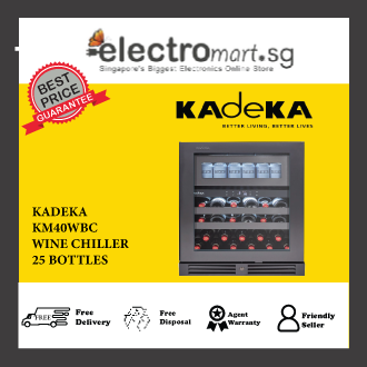 KADEKA KB-40WBC Free-standing unit or under the kitchen worktop counter, 25BOTTLES