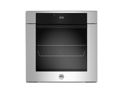 Bertazzoni F6011MODPLX MODERN SERIES 60CM ELECTRIC PYRO SINGLE OVEN WITH LCD DISPLAY