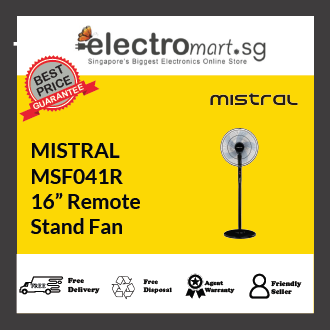 Mistral MSF041R 16" Stand Fan with Remote Control