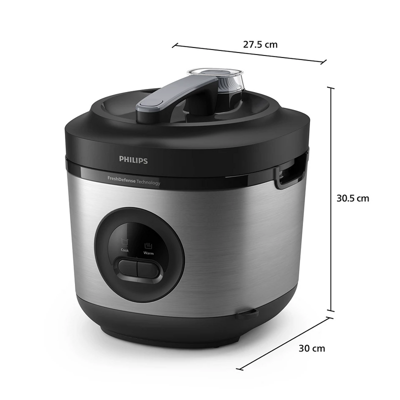 PHILIPS HD3213/31 Philips 1.8L Rice Cooker - Silver