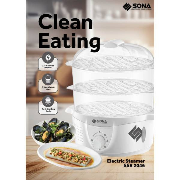 SONA SSR 2046 Electric Steamer