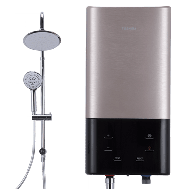 TOSHIBA TWH-38EXPSG(G)-CB Instant Electric Water Heater (With Pump + Rain Shower)