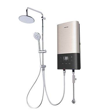 TOSHIBA TWH-38EXPSG(G)-CB Instant Electric Water Heater (With Pump + Rain Shower)