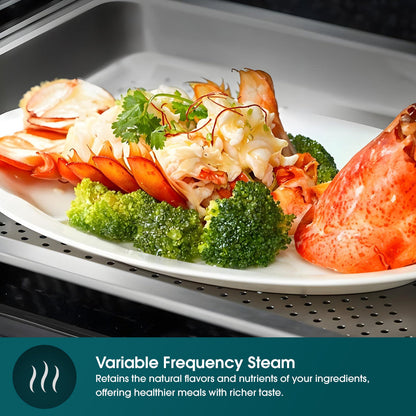 EUROPACE EMS8500E Micro Steam Pro 4-in-1 Microwave Steam Oven