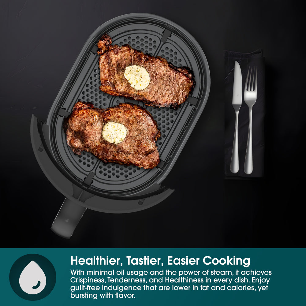 EUROPACE EAF7451DBK TrueSteam Air Fryer 4.5L