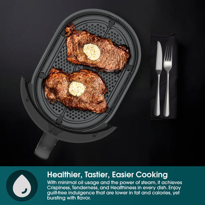 EUROPACE EAF7451DBK TrueSteam Air Fryer 4.5L