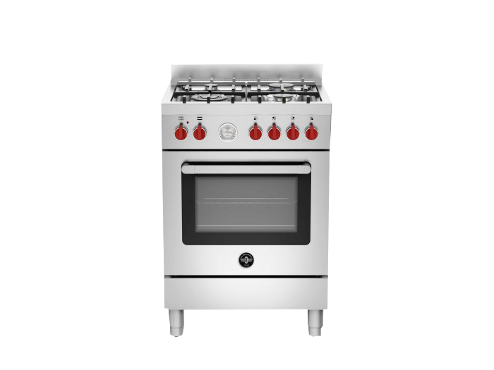 BERTAZZONI RI64C61BX 60CM STANDING COOKER (STAINLESS STEEL)