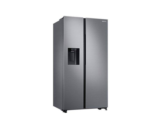 Samsung RS64R5308M9/SS 635L 2-Door Side-by-Side Fridge - Gentle Silver Matt