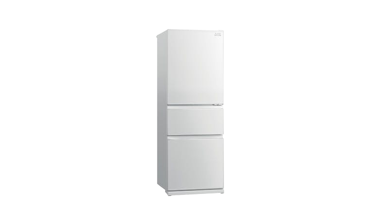 Mitsubishi  MR-CGX41EX-GWH-P 328L 3-Door Fridge - Glass White