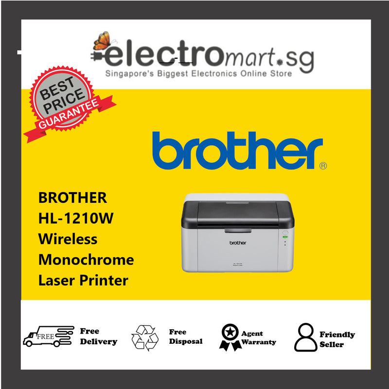 BROTHER HL-1210W Wireless Monochrome Laser Printer