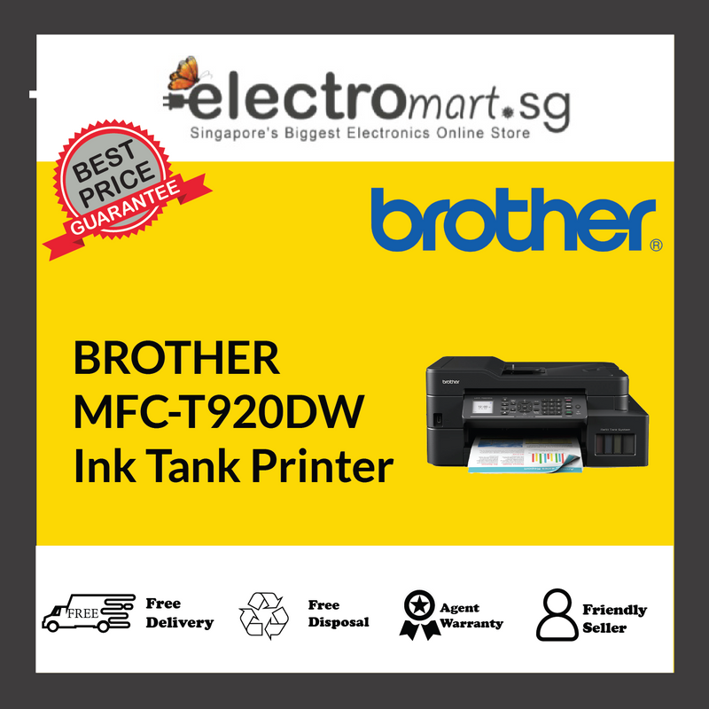 Brother MFC-T920DW The all-in-one printer with high volume printing at a low cost for businesses