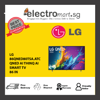 LG 86QNED80TSA.ATC 86 IN QNED AI THINQ AI SMART TV