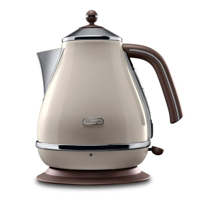 DELONGHI KBOV2001.BG Icona Vintage Jug Kettle,  Pastel Cream