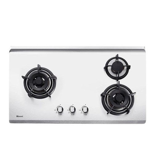 RINNAI RB-93TS 3 Burner Built-In Hob Stainless Steel Top Plate