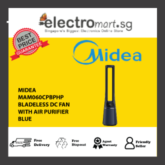 Midea MAM060CPBPHP DC Motor Bladeless Fan with Air Purifier