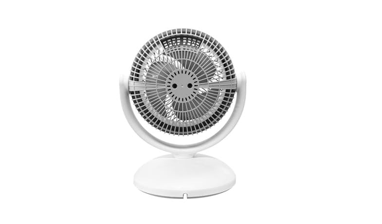 EuropAce EDF3731DWH 7-Inch Desk Fan with Digital Control - White