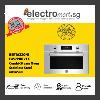 BERTAZZONI F457PROVTX Combi-Steam Oven,60 x 45cm -Stainless Steel