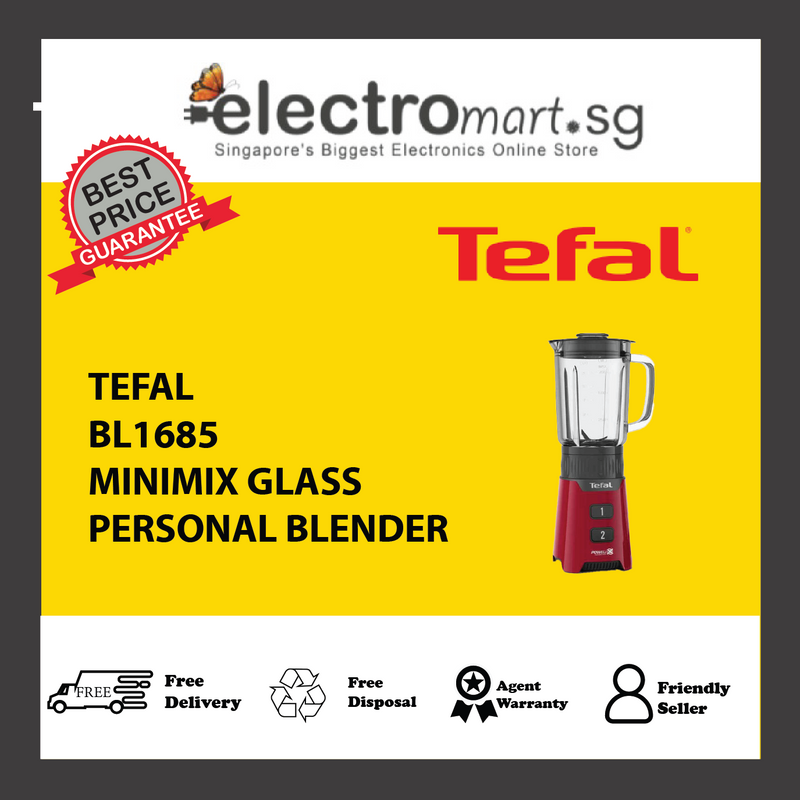 TEFAL BL1685 MINIMIX GLASS  PERSONAL BLENDER