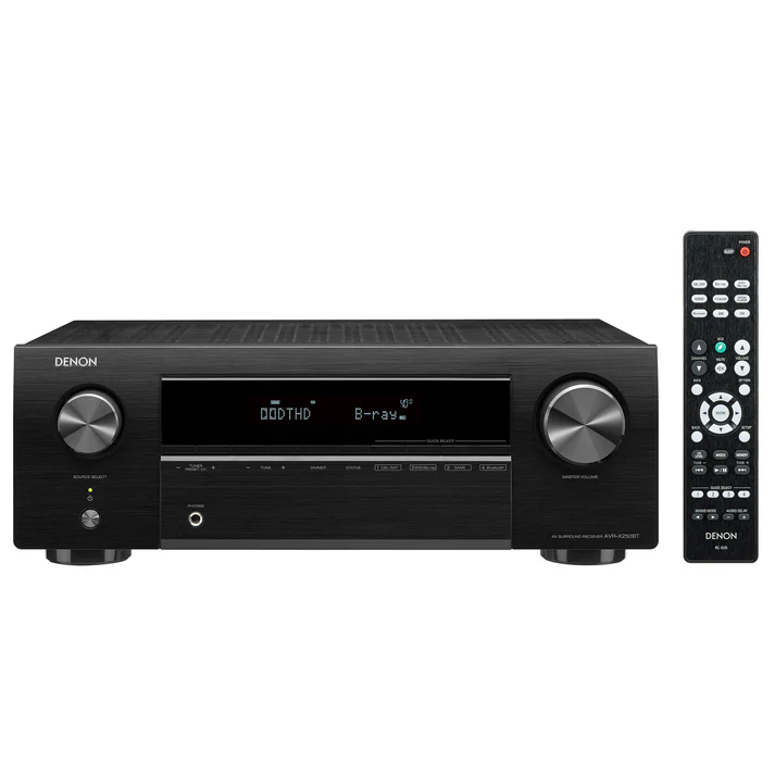 DENON AVR-X250BT Powerful 5 channel Discrete Amplifier
