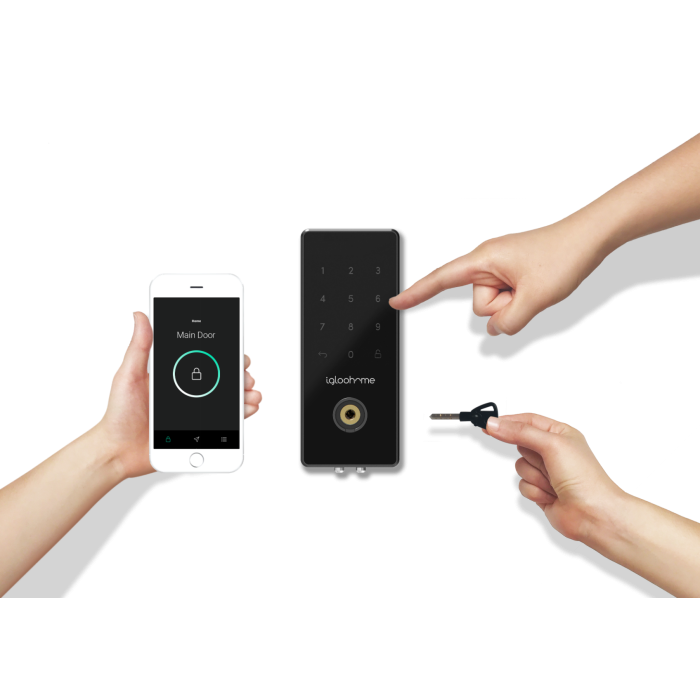 IGLOOHOME IGB4 + RM2F Gate & Door Digital Lock Combo