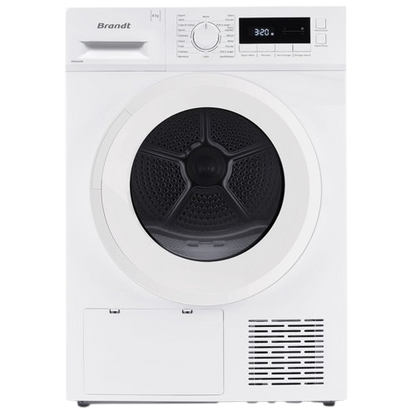 BRANDT DFB383HWA 8KG HEAT-PUMP CONDENSER DRYER