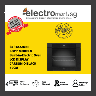 Bertazzoni F6011MODPLN Modern Series – 60cm Electric Pyrolytic Built-In Oven LCD Display