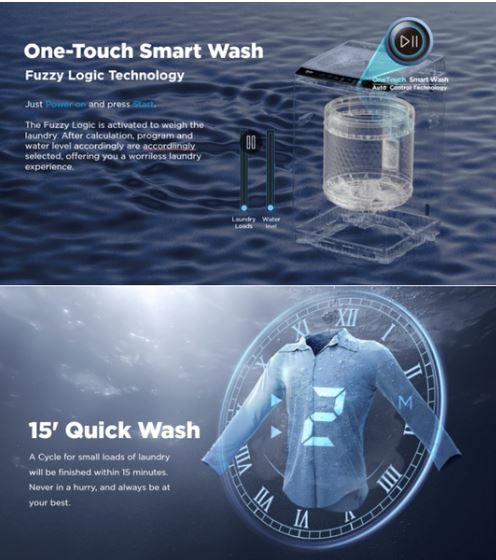 MIDEA MA100W75G Top Load  Washing Machine 7kg