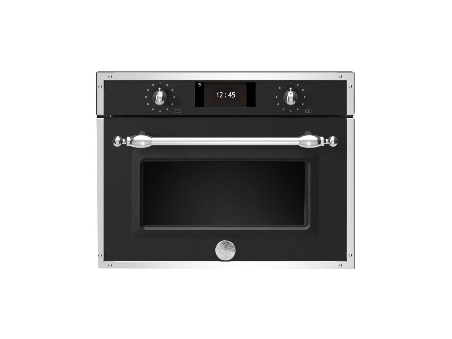 Bertazzoni F457HERMWTNE Combi Microwave Heritage  Black