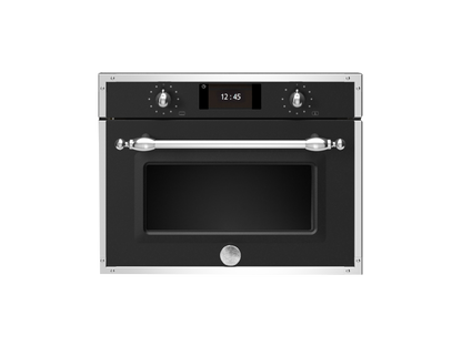 Bertazzoni F457HERMWTNE Combi Microwave Heritage  Black