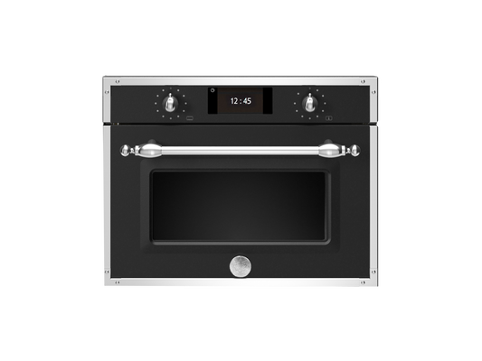 Bertazzoni F457HERMWTNE Combi Microwave Heritage  Black